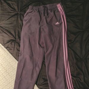 Adidas Purple Joggers/Sweatpants